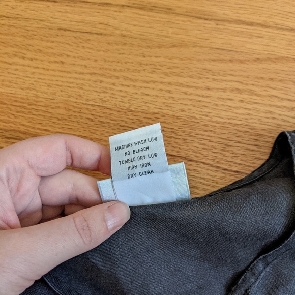 Hennes black ramie top S - Picture 6 of 6